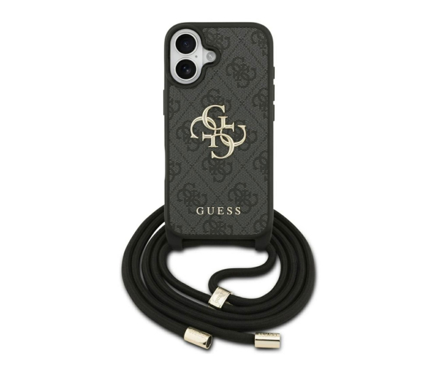 Guess 4G Big Logo Cord Stap Crossbody do iPhone 17 czarny - 1365470 - zdjęcie 2